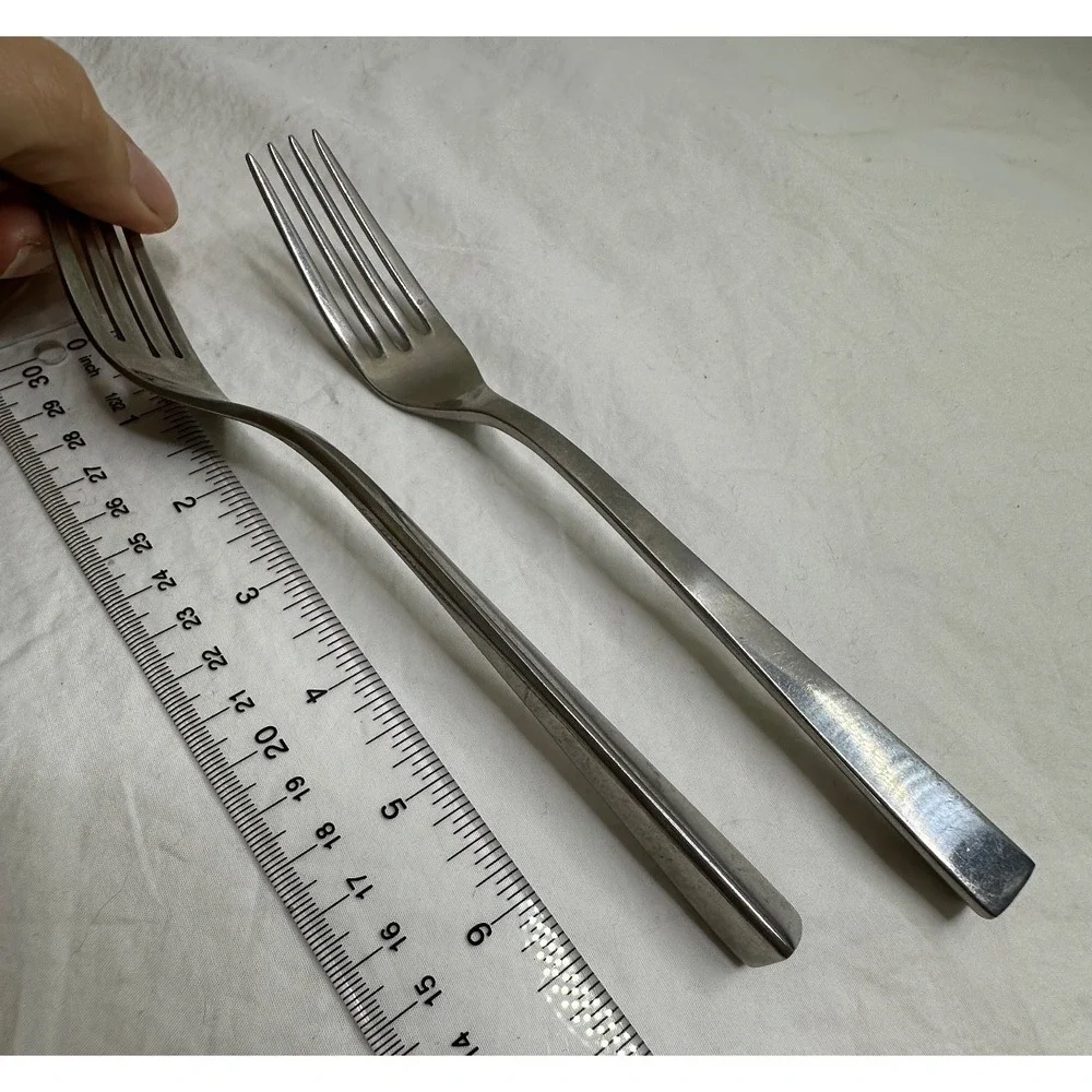 Towle‎ Luxor Dinner Forks Stainless Flatware Silverware Set of 2 Replacement MCM